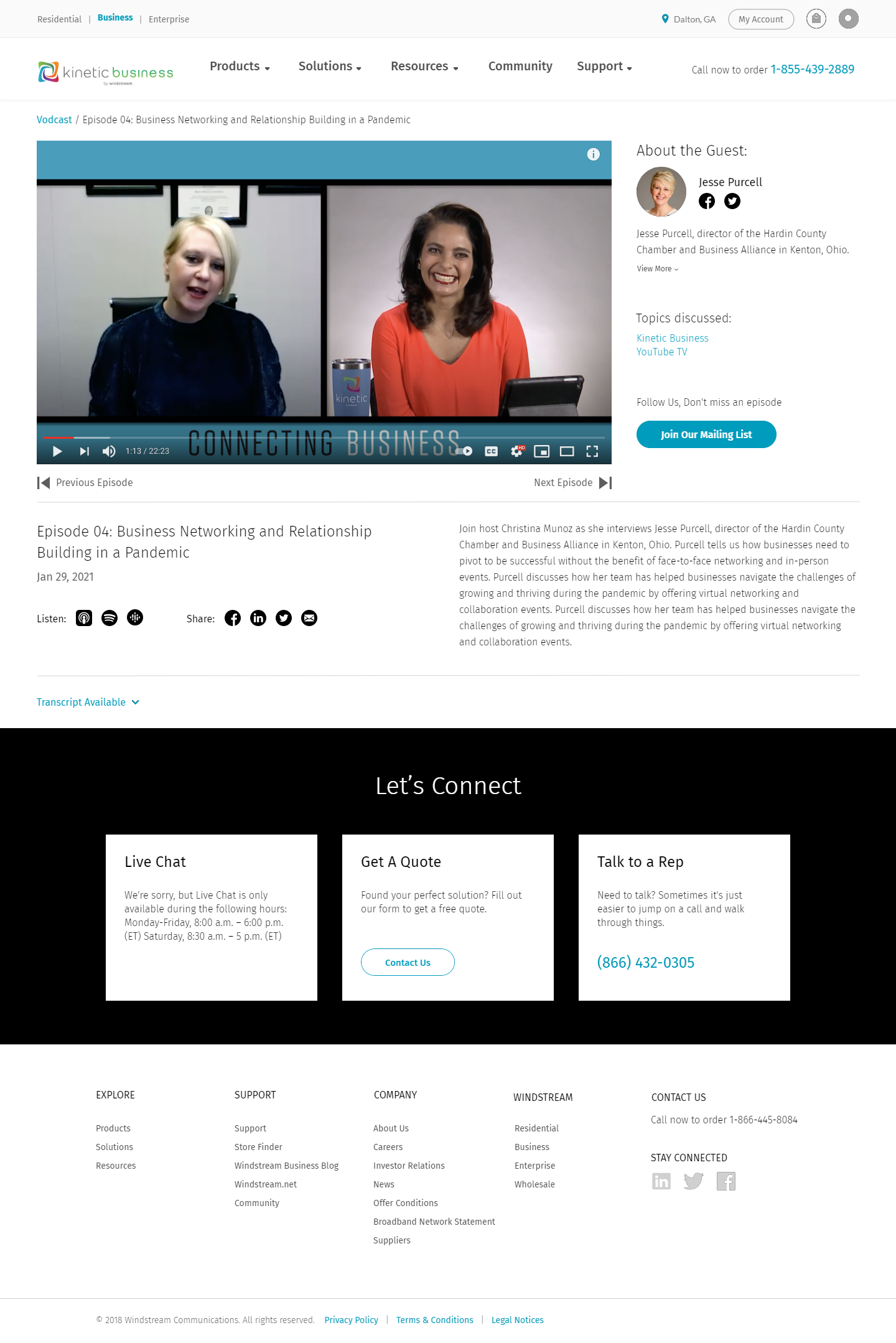 Responsive website layout