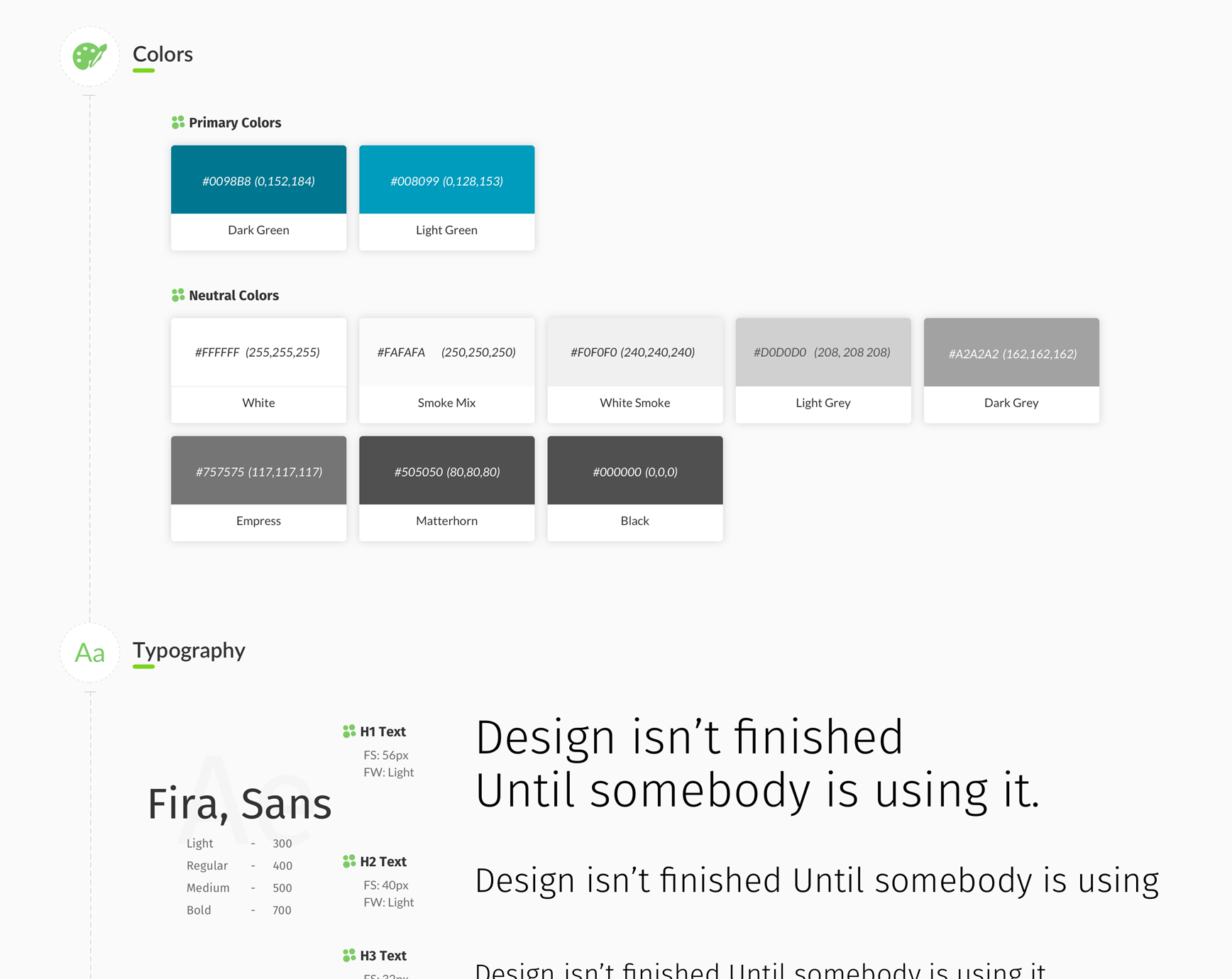 Responsive website layout